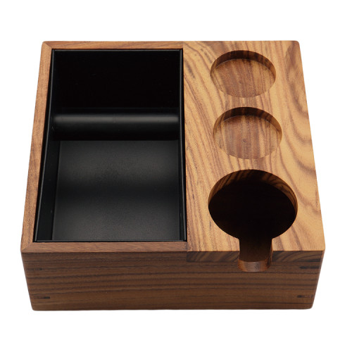 Tamper állomás a következővel: Knock box 4Barista
