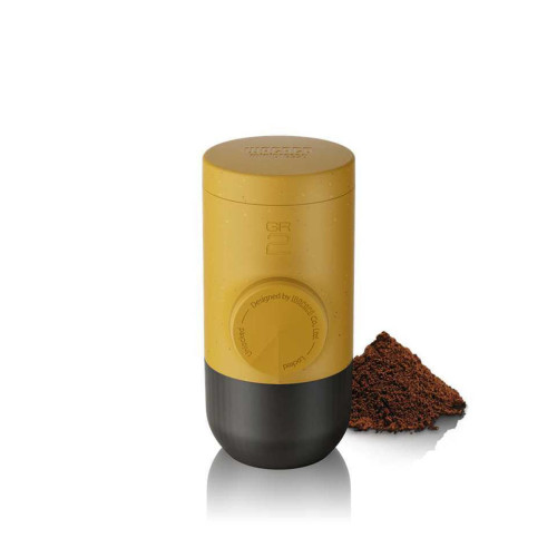 Utazási kávéfőző Wacaco MiniPresso GR2 (golden ochre) - őrölt kávé