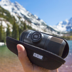 Hordozható Wacaco Nanopresso kávégép (fekete) + kemény tok 