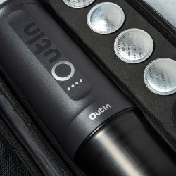 Outin Nano (Space grey) szett - utazó kávéfőző + védőtok