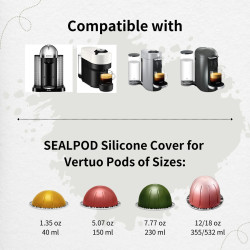 Szilikon borítás SEALPOD a Vertuoline kapszulákhoz - 4 db