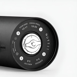 Timemore × Nuttii OX Lite – hordozható elektromos kávédaráló (fekete)